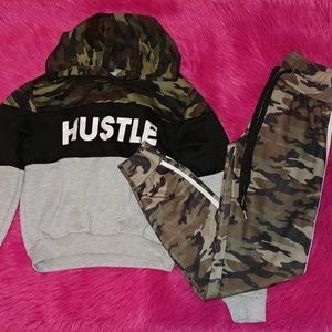 Camo Hoodie & Jogger Set